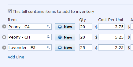 Purchase Inventory
