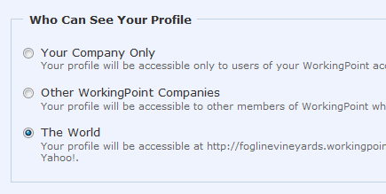 Control Who Sees Your Company Profile