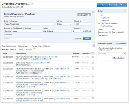 Online Double-entry Accounting