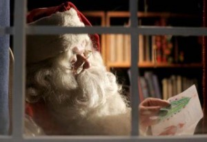 Santa Reading